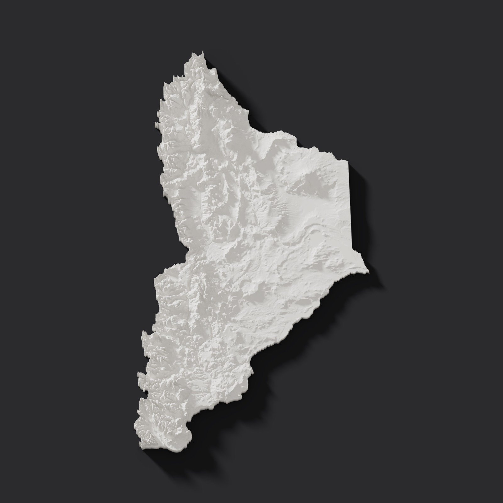 Neuquén en relieve 3D · 22 cm. Relieves. Zen vibe