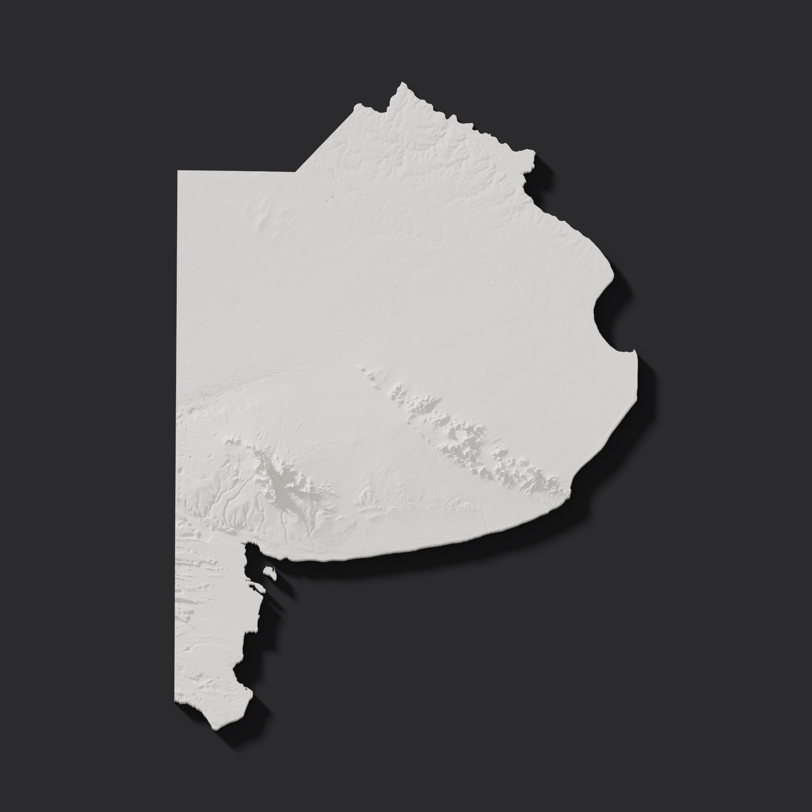 Buenos Aires en relieve 3D · 22 cm. Relieves. Zen vibe