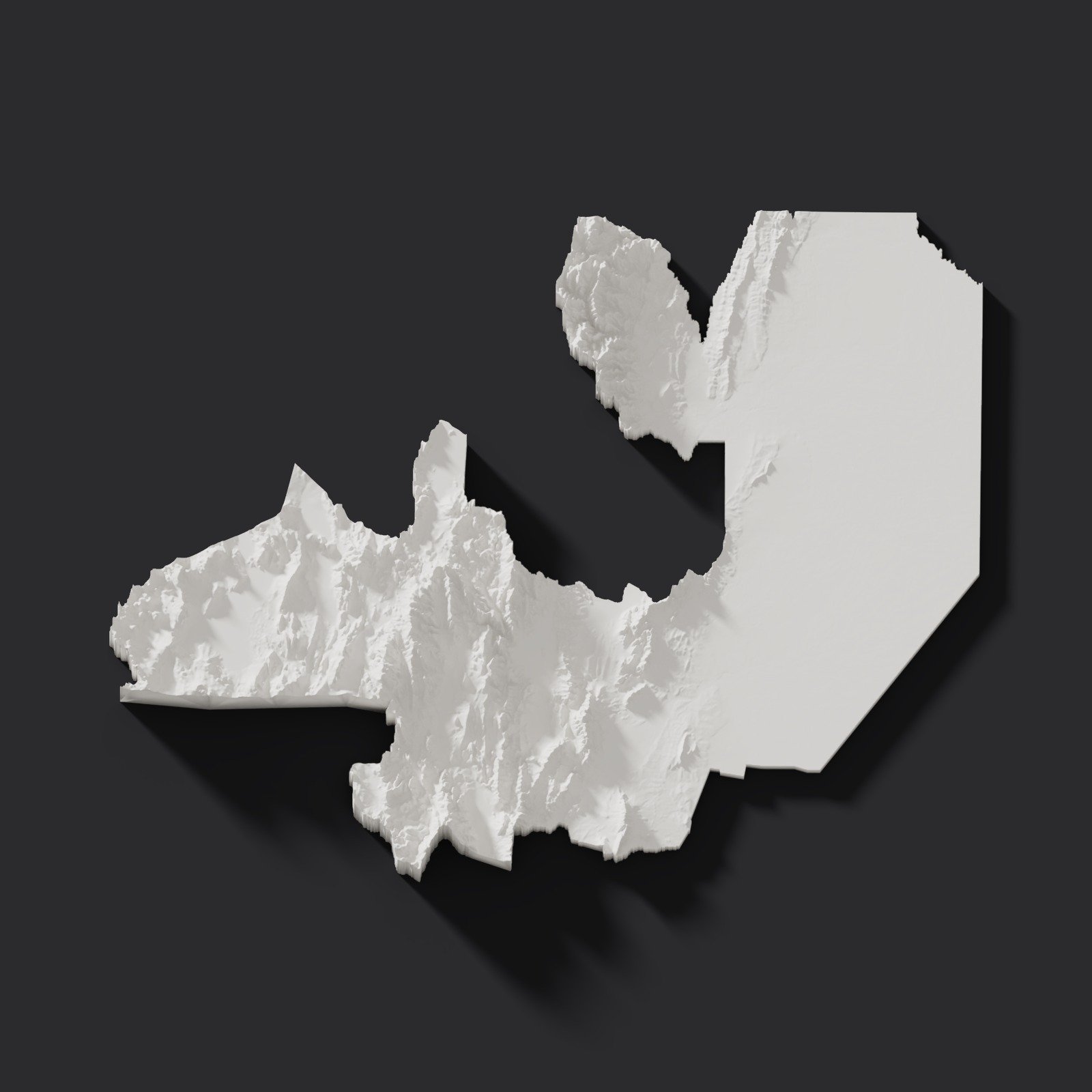 Salta en relieve 3D