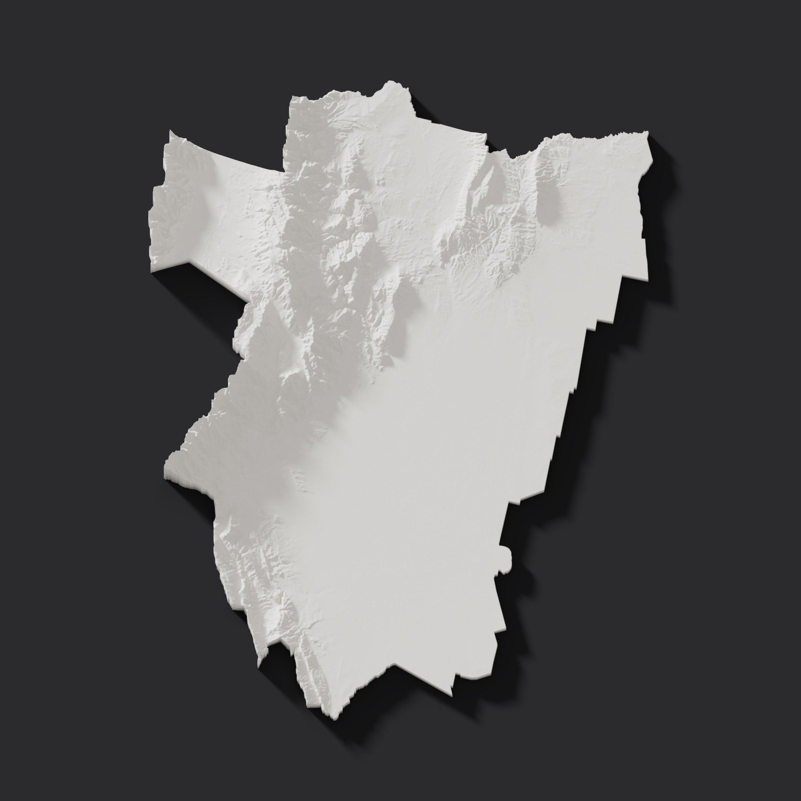 Tucumán en relieve 3D
