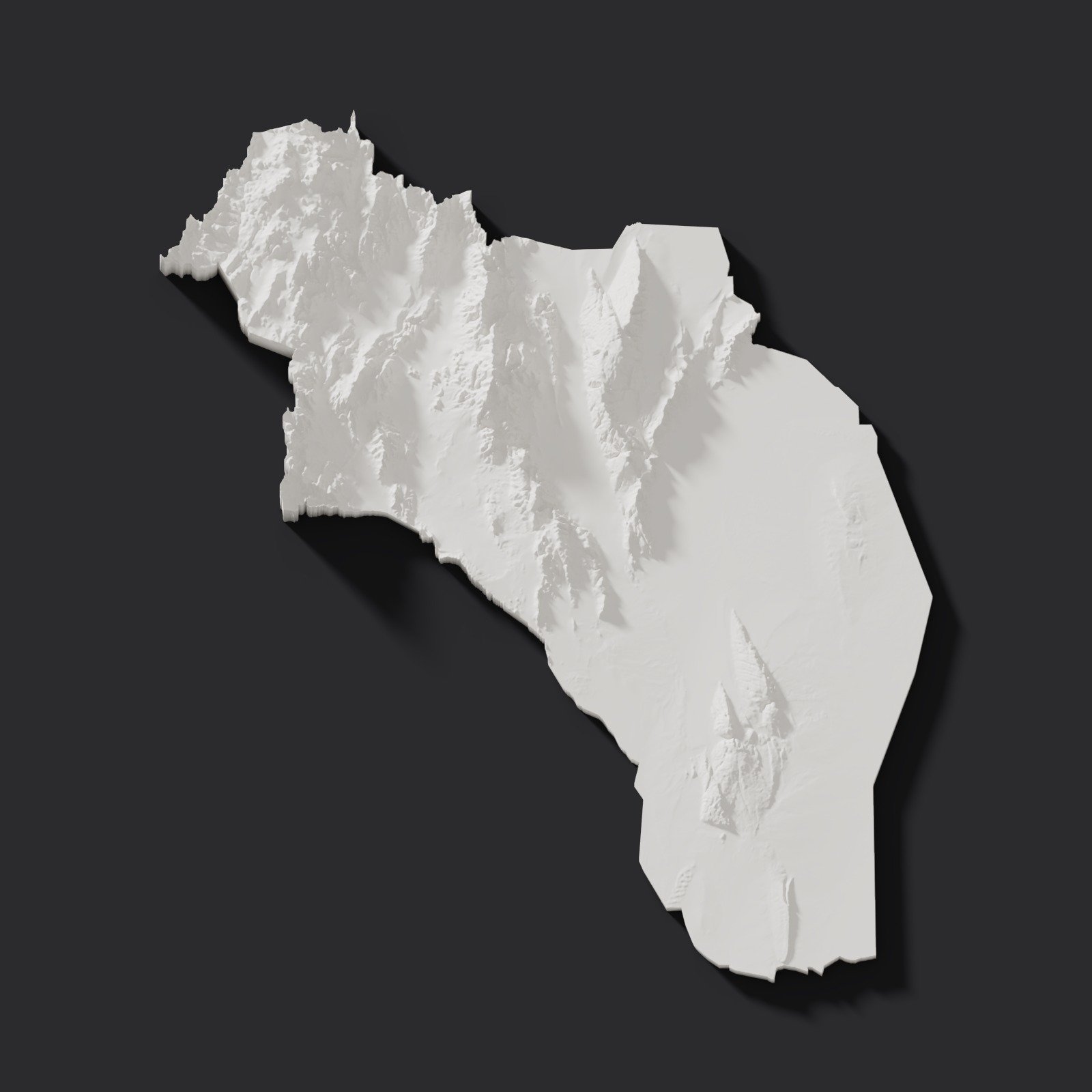 La Rioja en relieve 3D